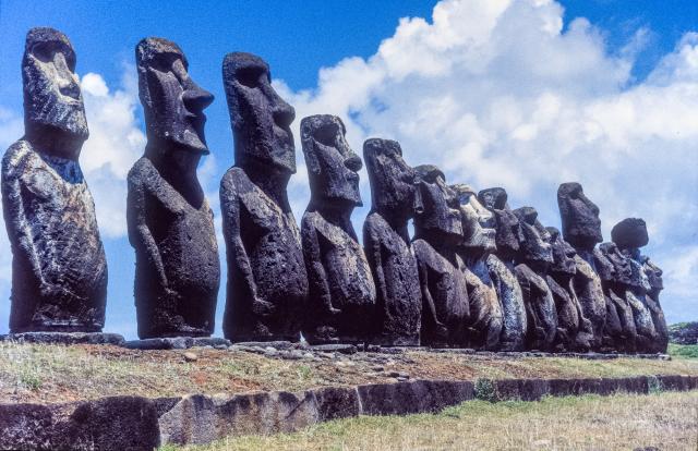 Moai on Easter Island