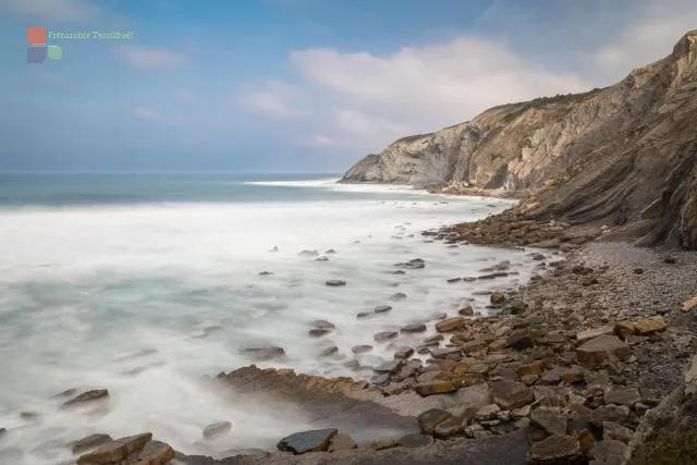 Die Küste von Barrika an der Biskaya