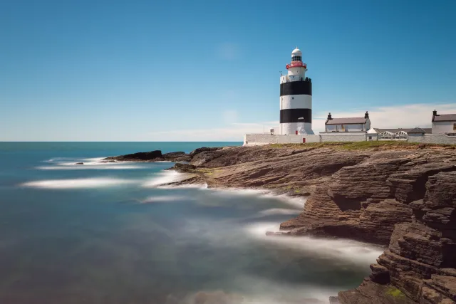 The lighthouse at Hook Head near Churchtown - long exposure (240s at f / 8.0)