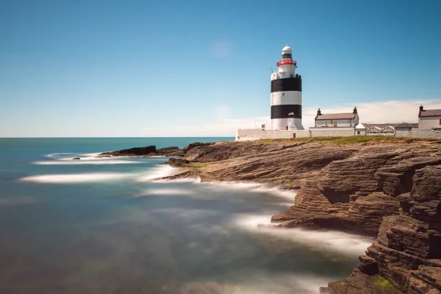 The lighthouse at Hook Head near Churchtown - long exposure (120s at f / 8.0)