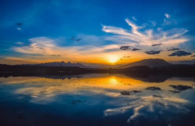 Sunset on the Beagle Channel