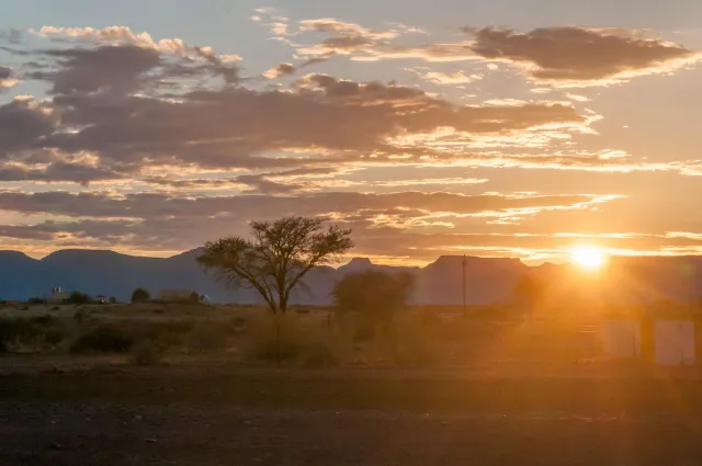 Sunrise at camp