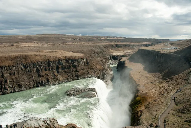 The Gullfoss - Gold Waterfall