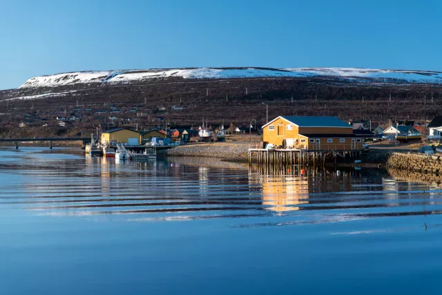 Am Zugang zur Barentssee in Vadsø