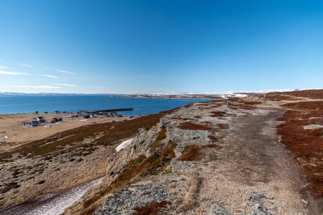 Die Holzbake im Vogelschutzgebiet Ekkerøy