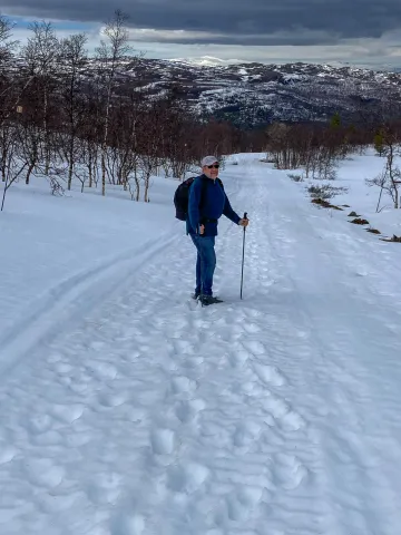 Rückkehr über Schneepisten