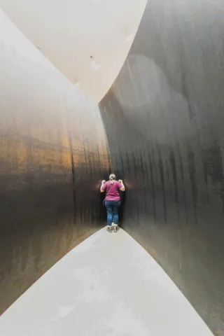 The installations by Richard Serra