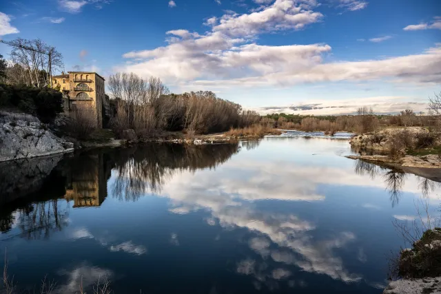 The Gardon river