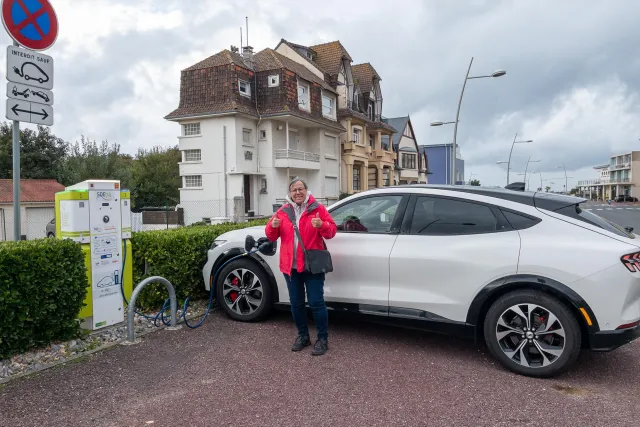 With the Mustang Mach-E in France