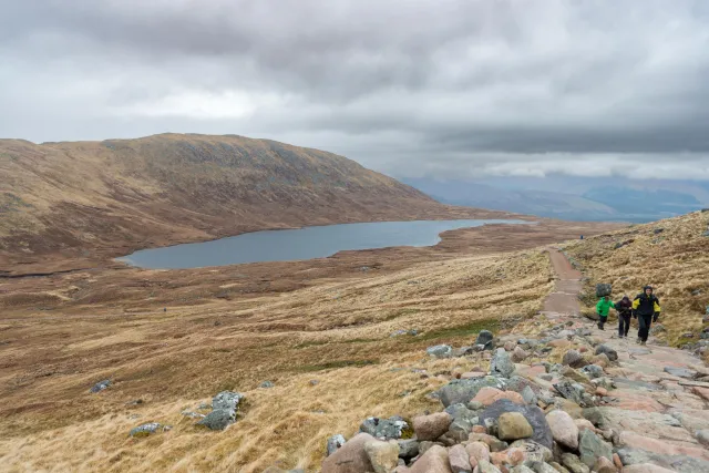 Zunächst breite Wege am Ben Nevis