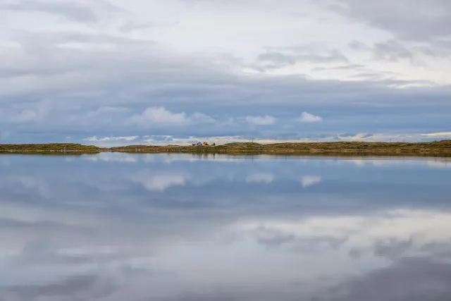 Reflection near Eggum on the Lofoten