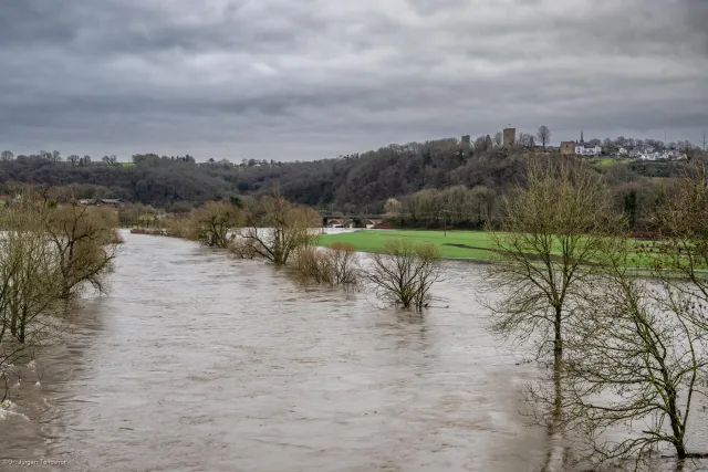 Flood of the river Sieg