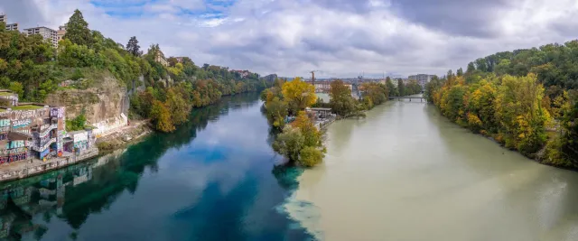 At the confluence of the Rhone and Arve